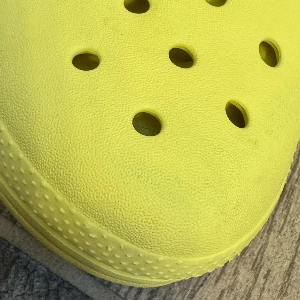 Fur lined kids CROCS size 2